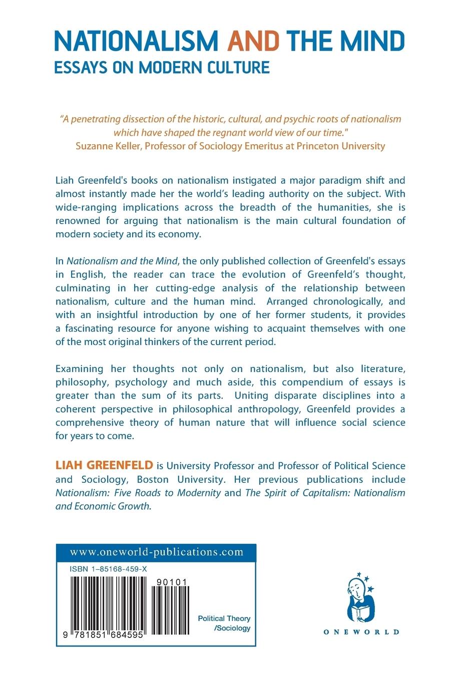 Rückseitencover Nationalism and the Mind