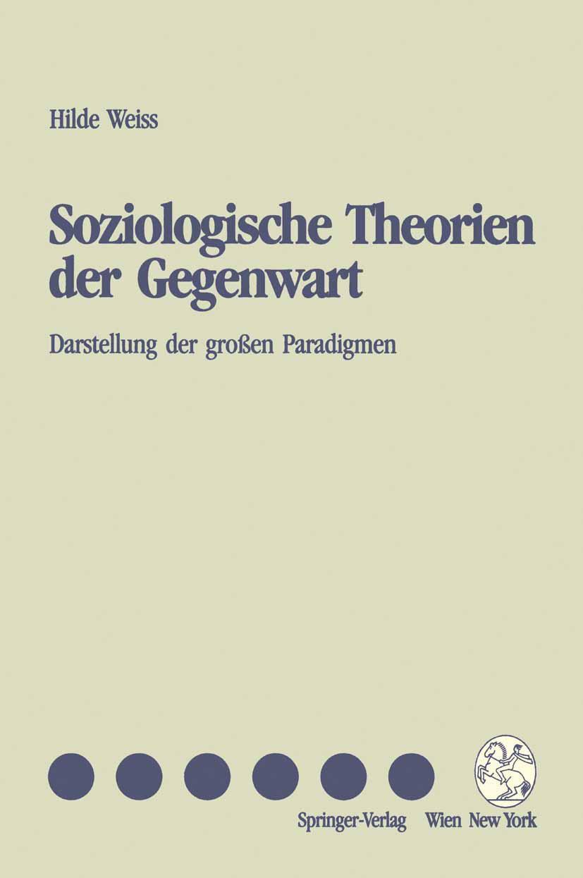 Vorderes Coverbild Soziologische Theorien der Gegenwart