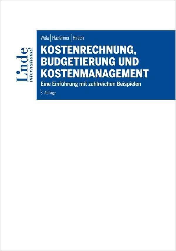 Vorderes Coverbild Kostenrechnung, Budgetierung und Kostenmanagement
