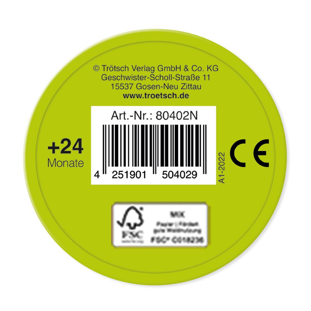 Rückseitencover Trötsch Memo Spiel Dinosaurier