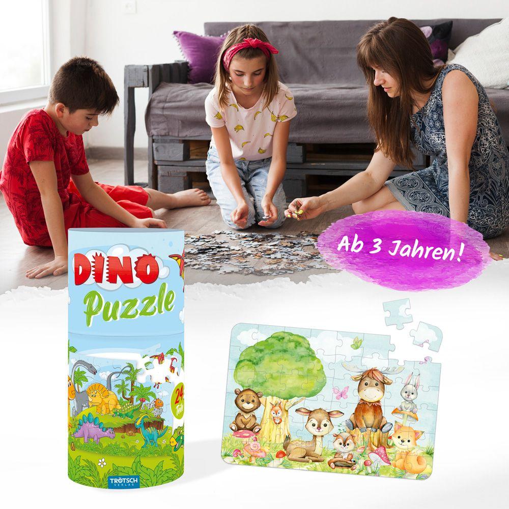 Beispielinhalt (Bild) Trötsch Puzzle Dinosaurier