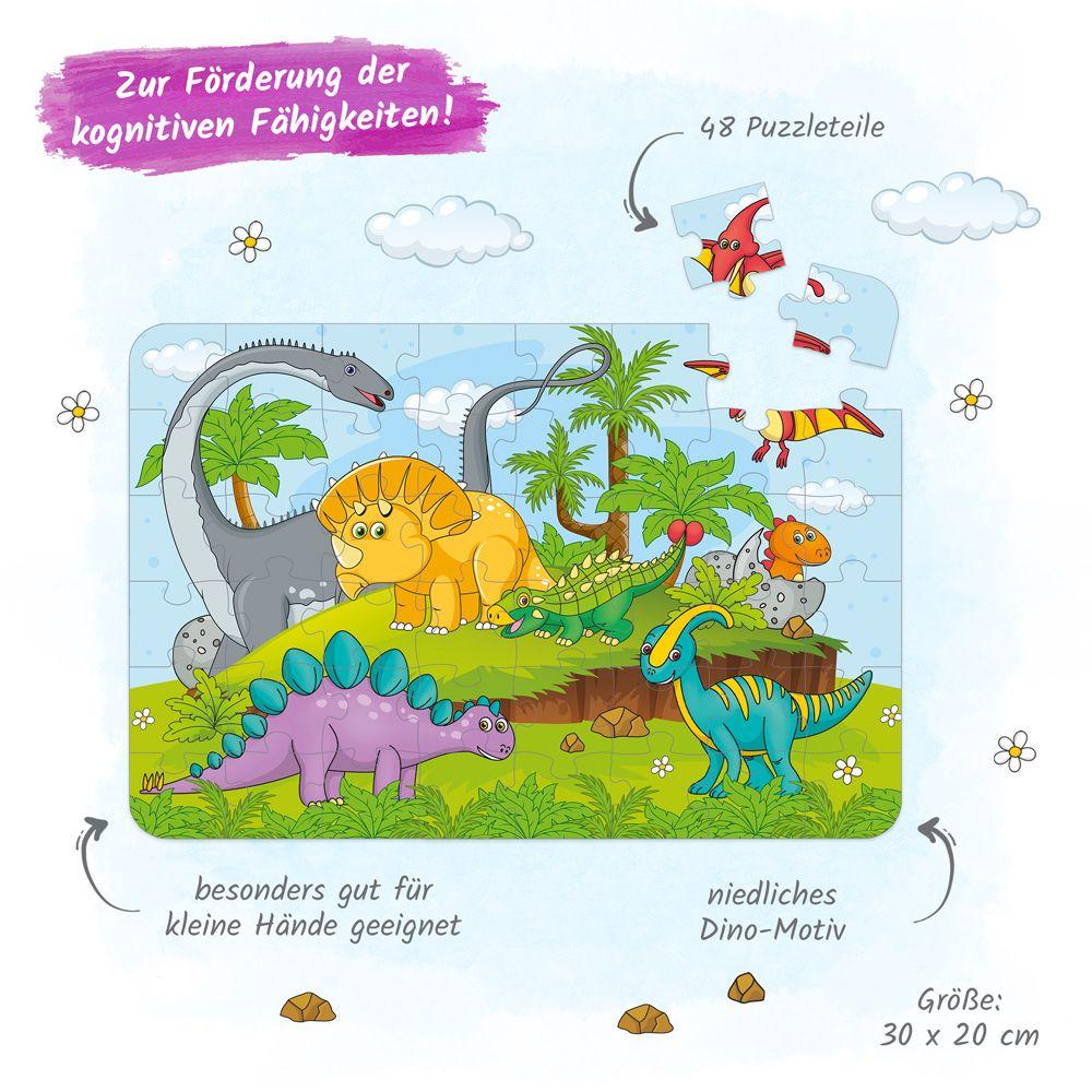 Beispielinhalt (Bild) Trötsch Puzzle Dinosaurier