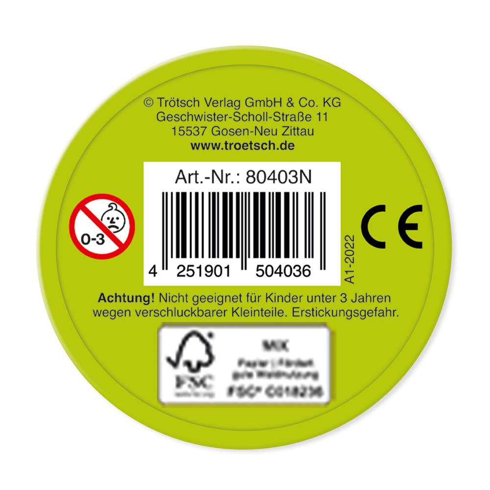 Rückseitencover Trötsch Puzzle Dinosaurier