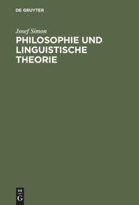 Vorderes Coverbild Philosophie und linguistische Theorie