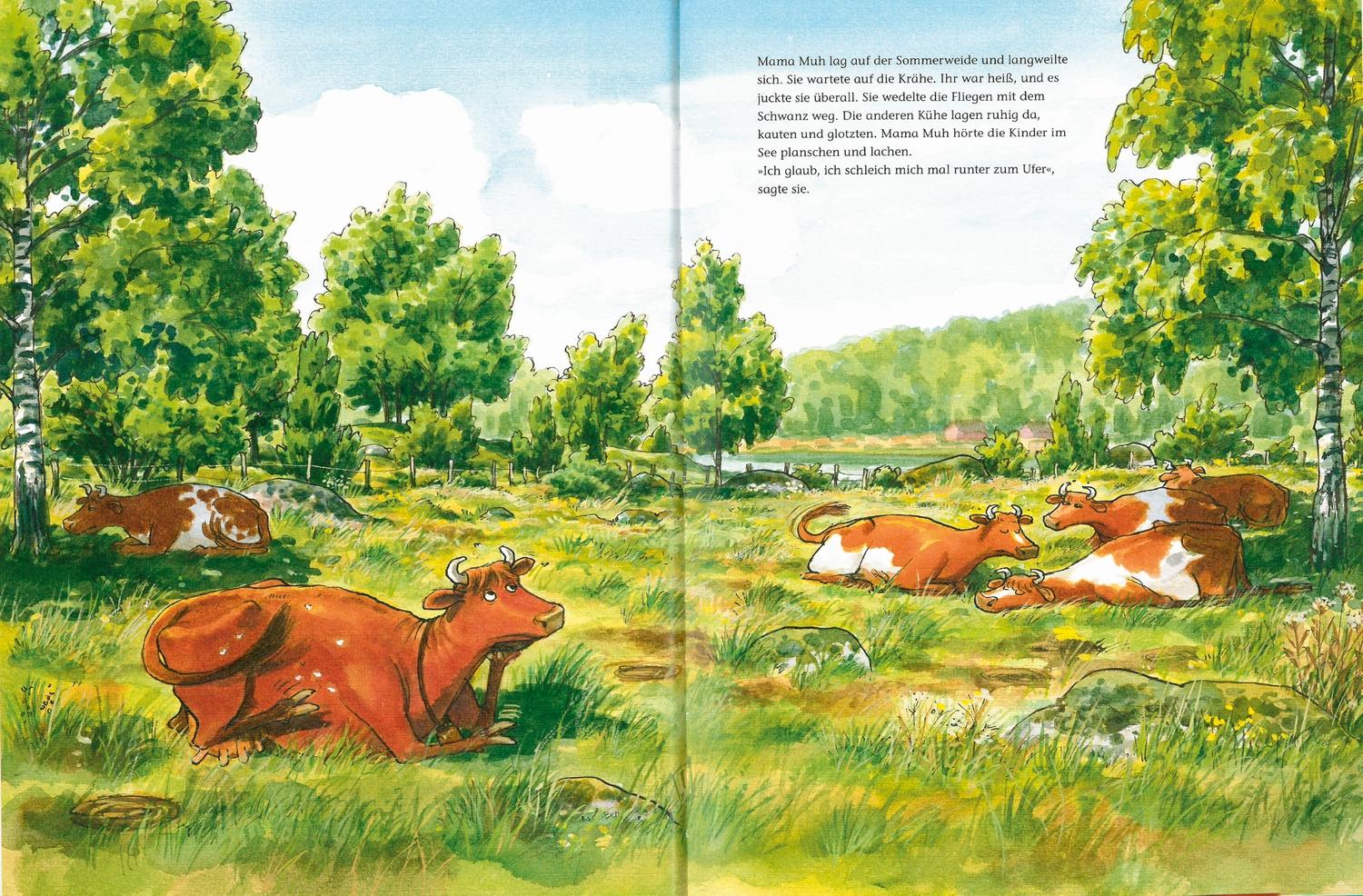 Beispielinhalt (Bild) Mama Muh braucht ein Pflaster