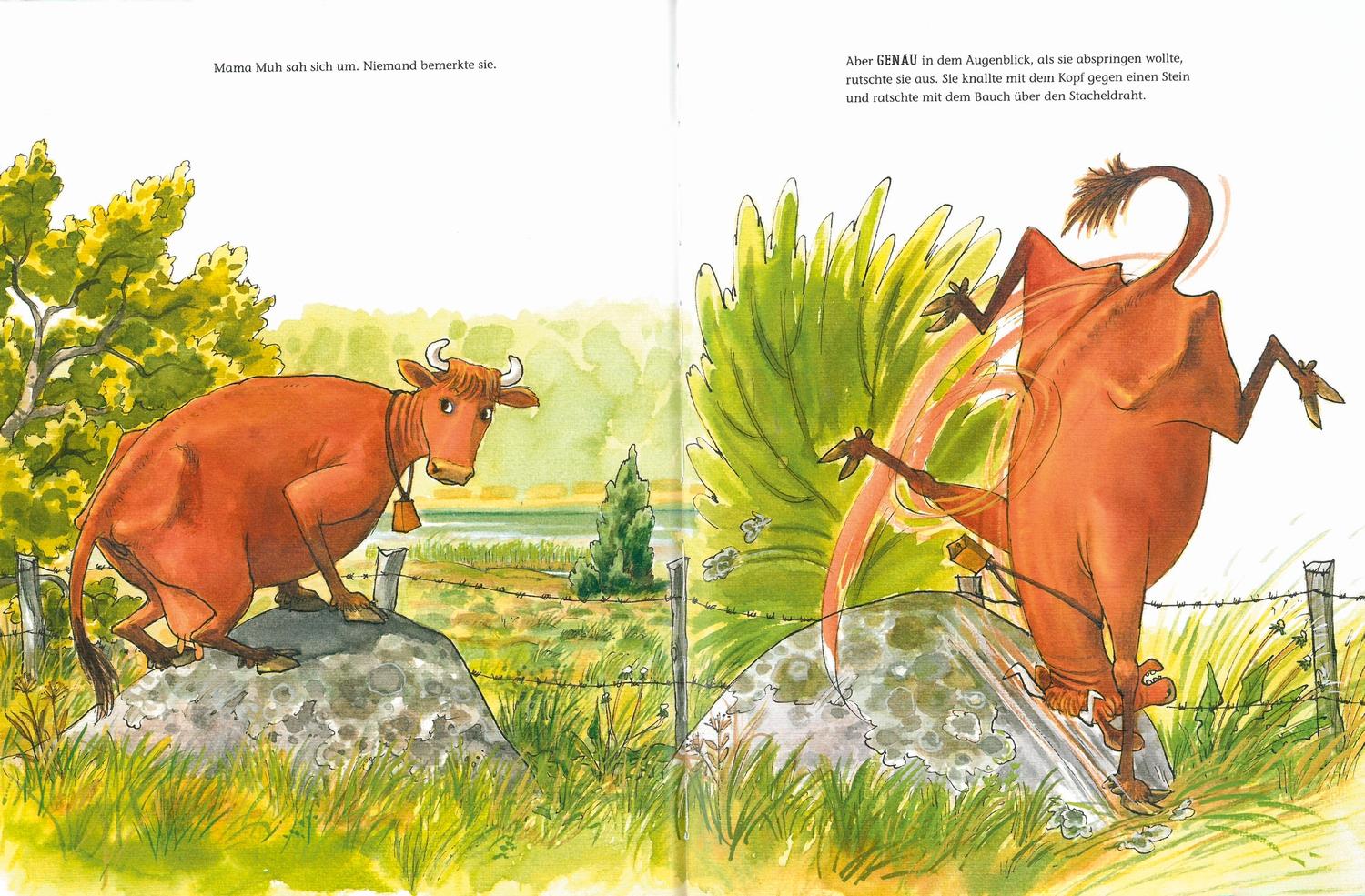 Beispielinhalt (Bild) Mama Muh braucht ein Pflaster