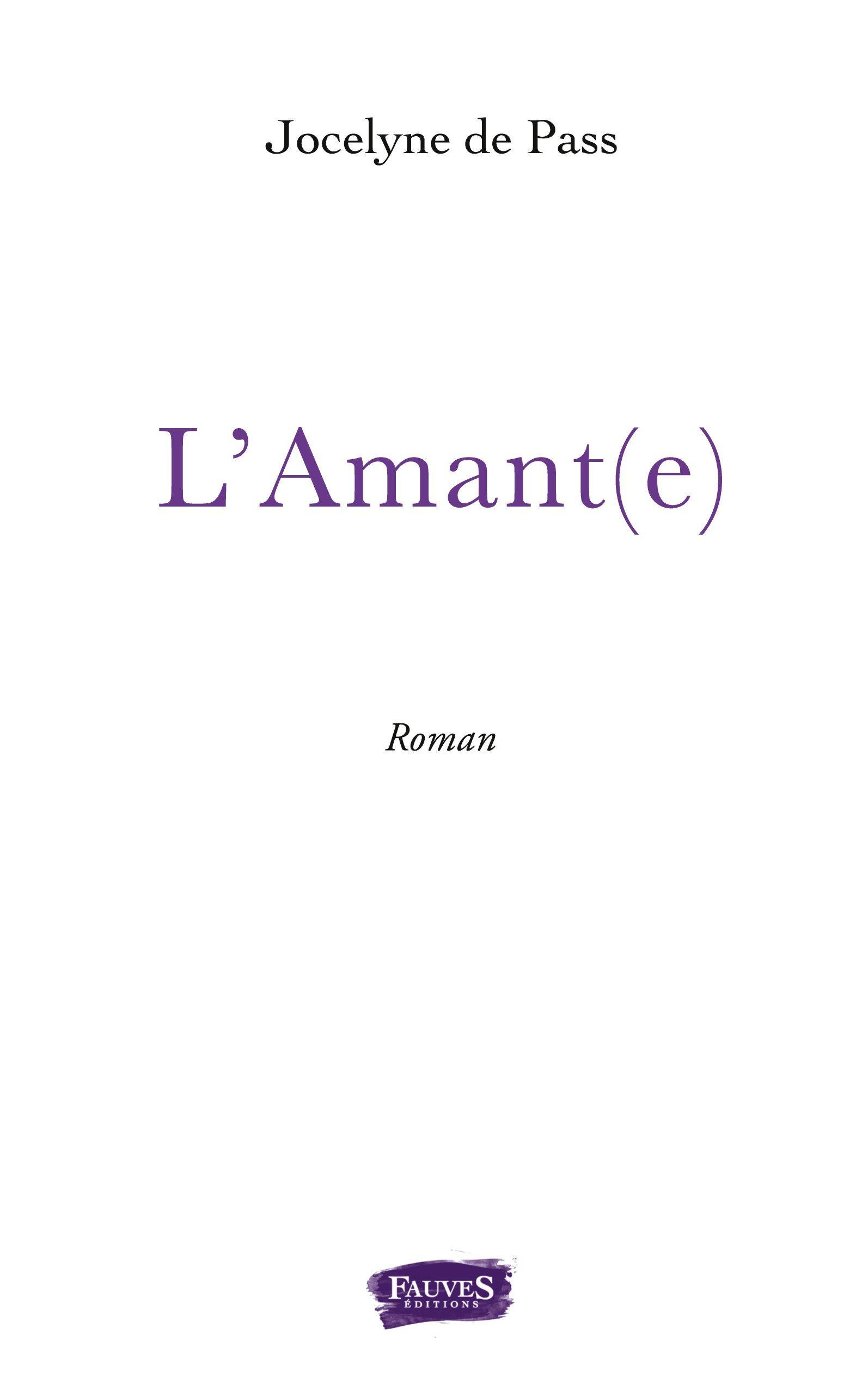 Vorderes Coverbild L'Amant(e)