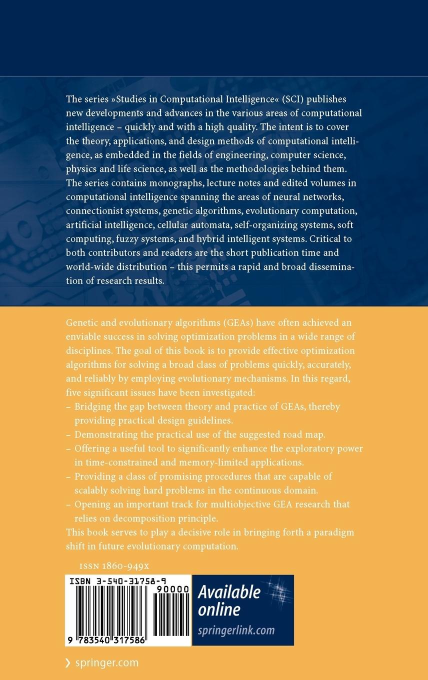 Rückseitencover Advances in Evolutionary Algorithms