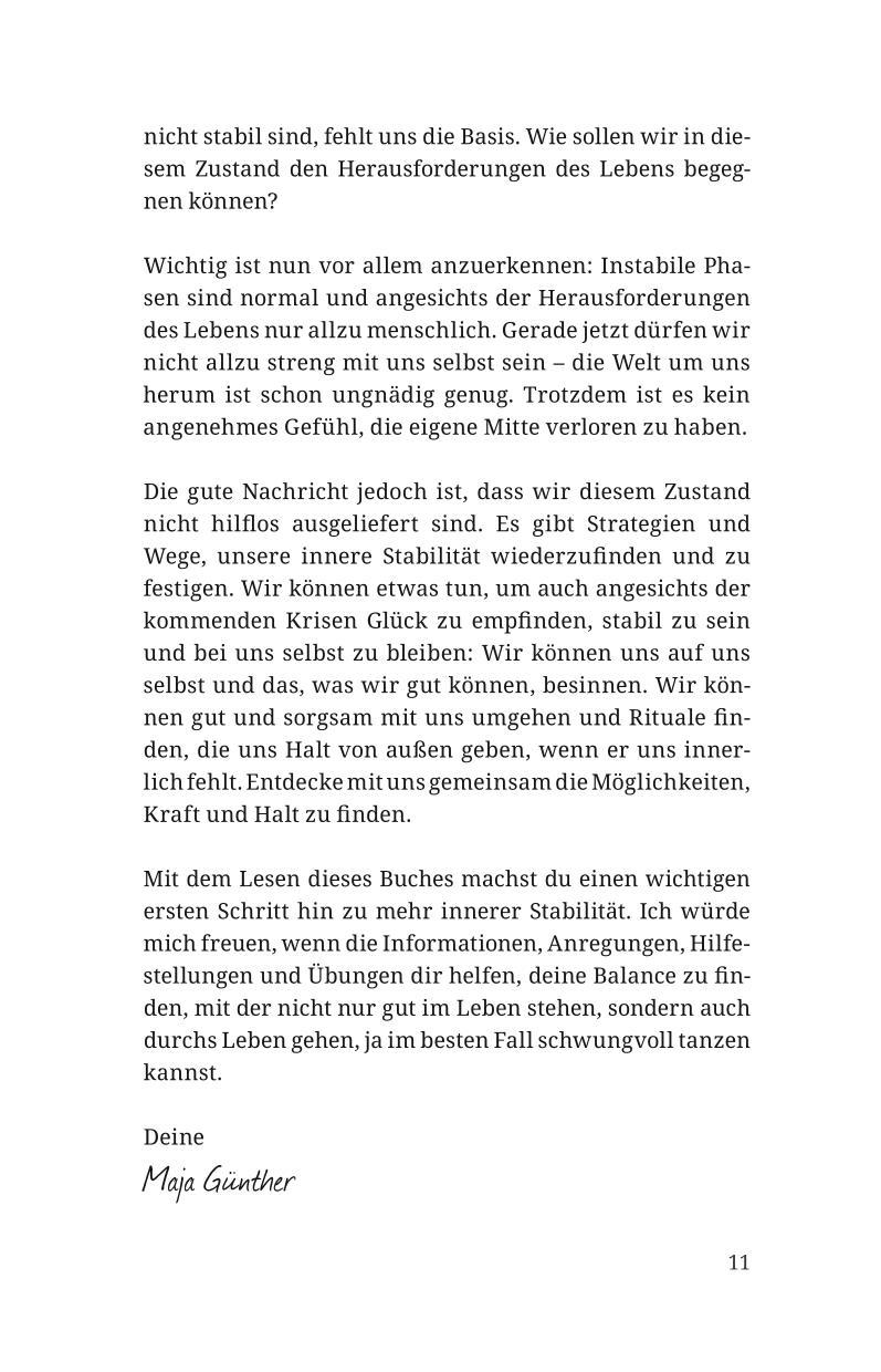 Beispielinhalt (Bild) So findest du innere Stabilität