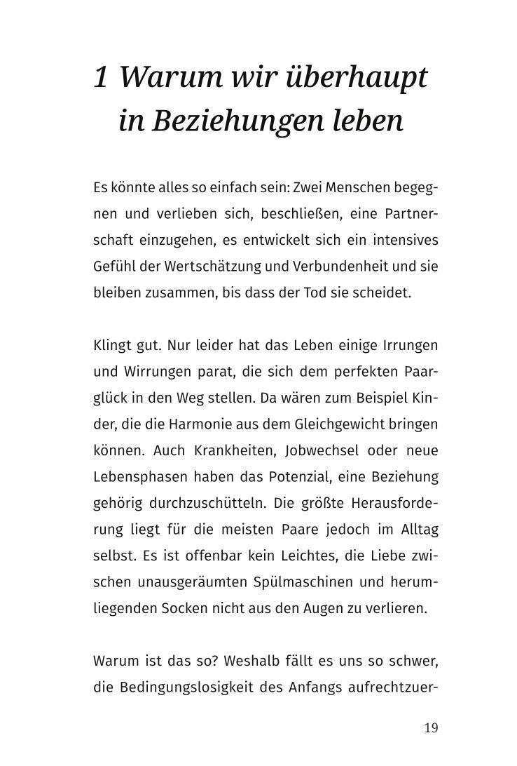 Beispielinhalt (Bild) Das Geheimnis erfüllter Beziehungen