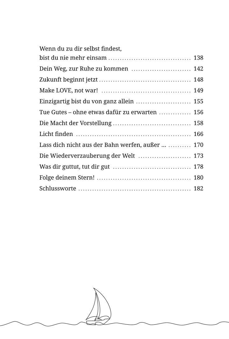 Beispielinhalt (Bild) Was dir guttut, tut dir gut