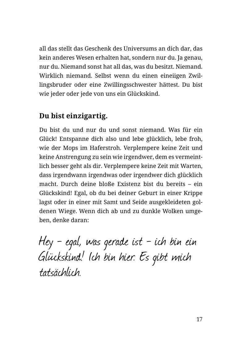 Beispielinhalt (Bild) Was dir guttut, tut dir gut