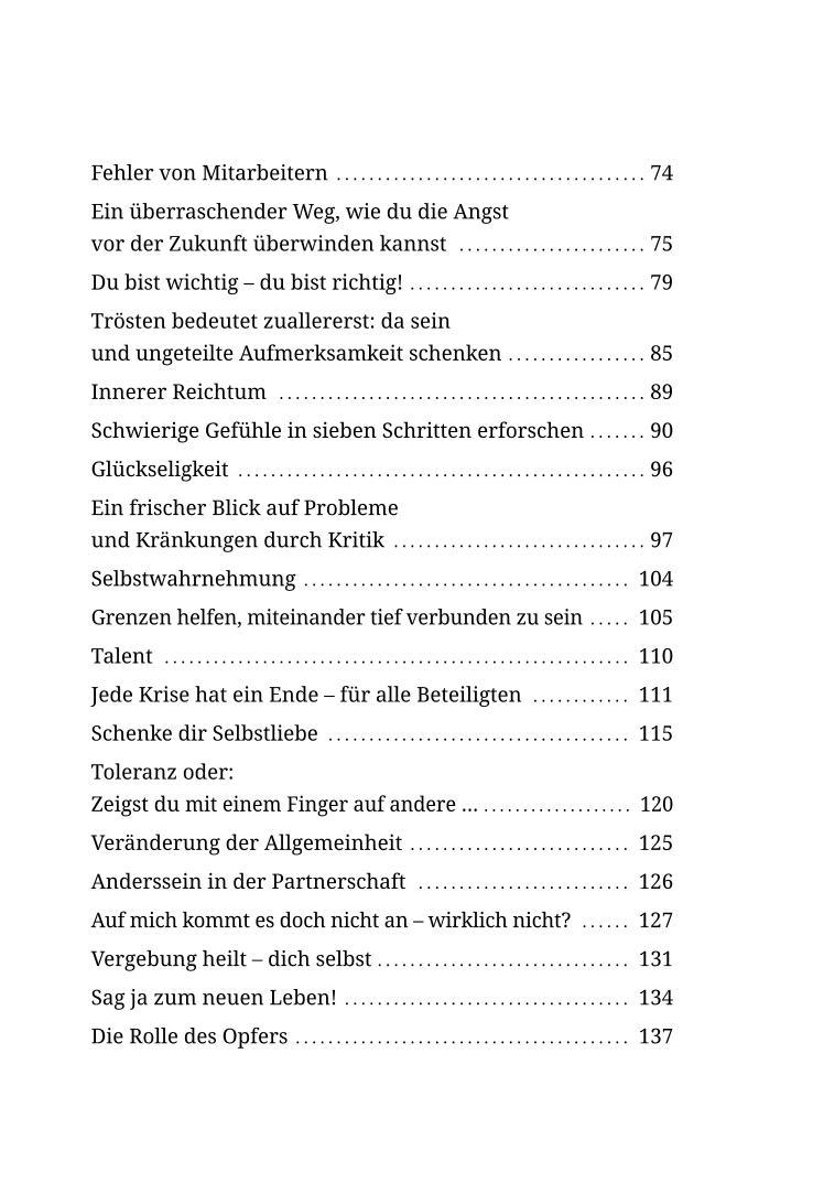 Beispielinhalt (Bild) Was dir guttut, tut dir gut