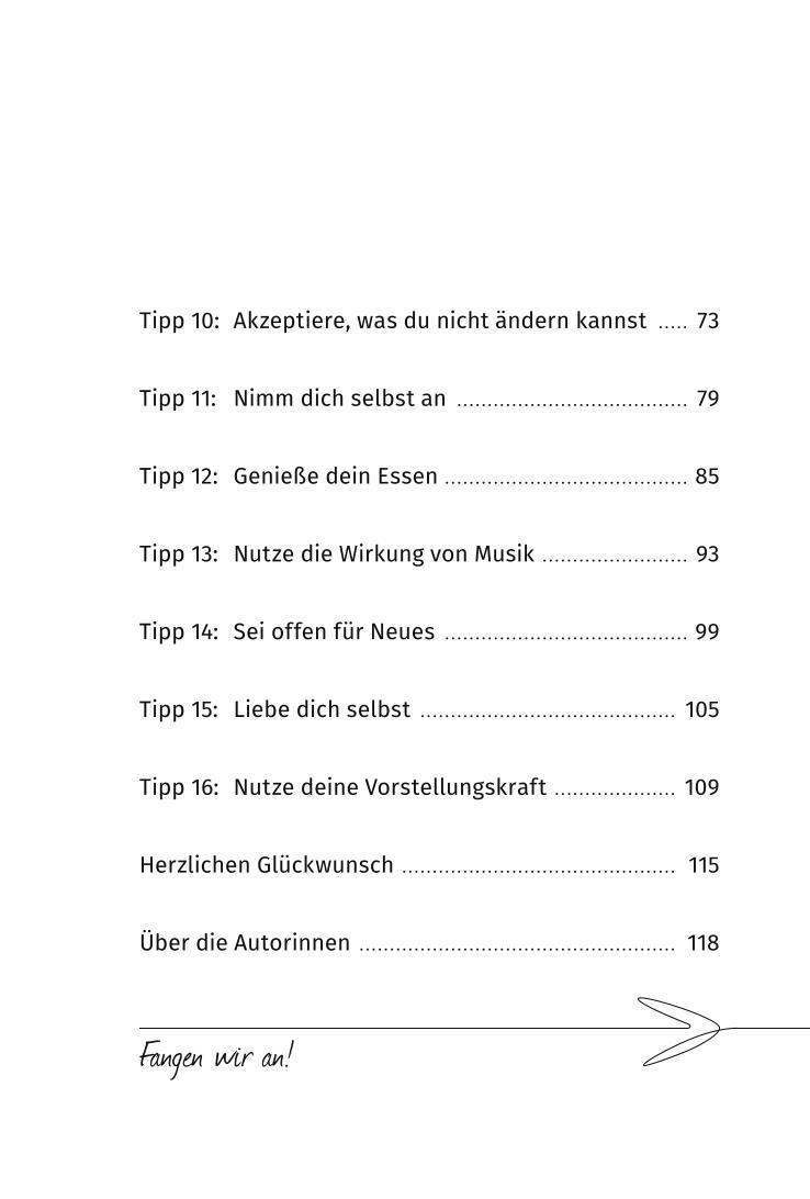 Beispielinhalt (Bild) Das Lebensfreude-Training
