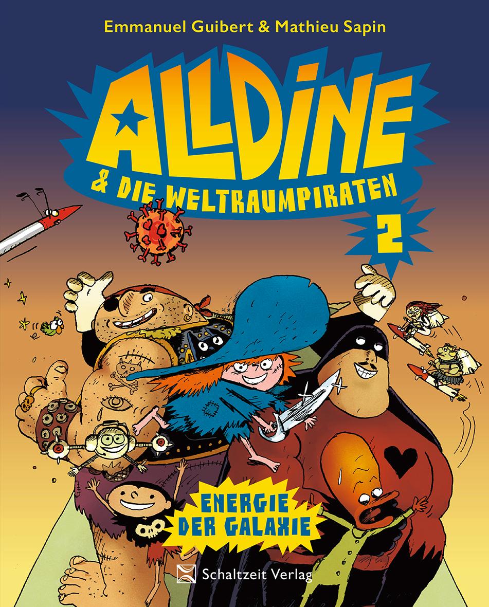 Vorderes Coverbild Alldine & die Weltraumpiraten