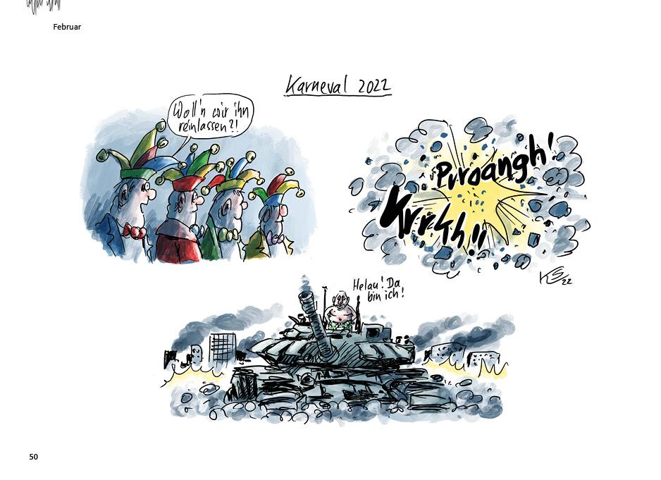 Beispielinhalt (Bild) Stuttmann Karikaturen 2022
