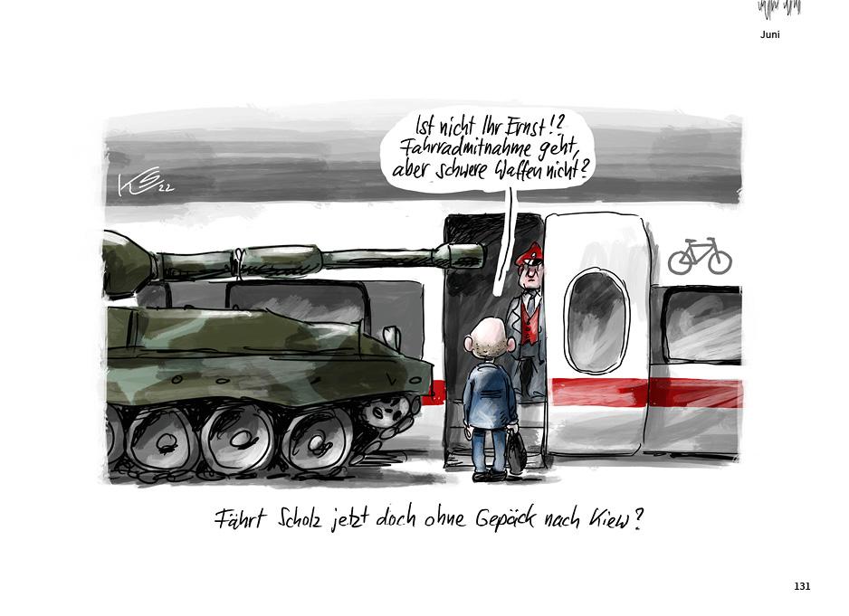 Beispielinhalt (Bild) Stuttmann Karikaturen 2022