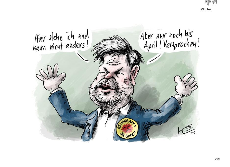 Beispielinhalt (Bild) Stuttmann Karikaturen 2022
