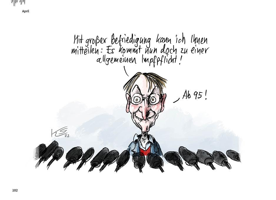 Beispielinhalt (Bild) Stuttmann Karikaturen 2022