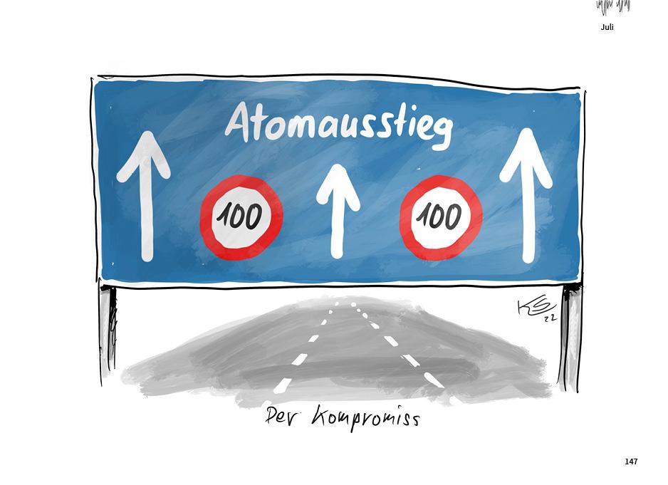 Beispielinhalt (Bild) Stuttmann Karikaturen 2022