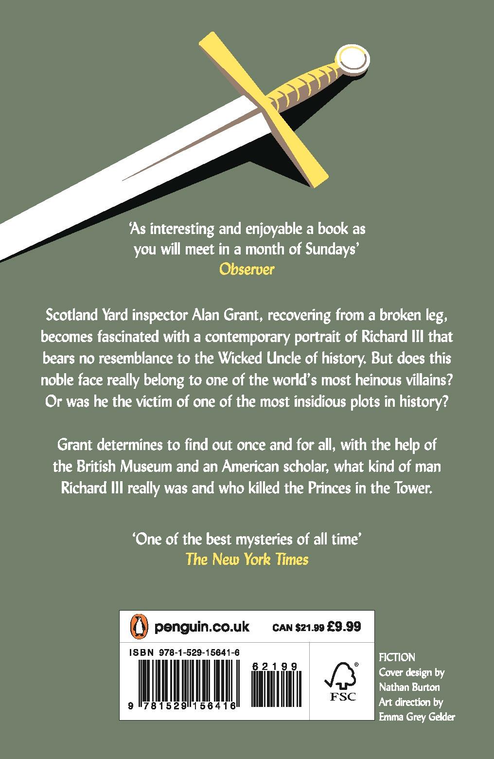 Rückseitencover The Daughter Of Time