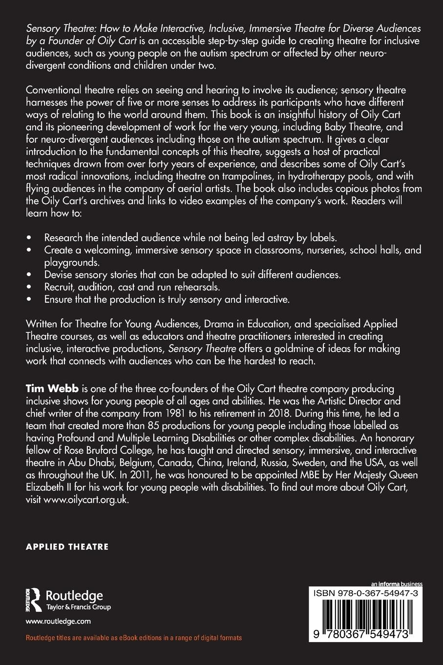 Rückseitencover Sensory Theatre