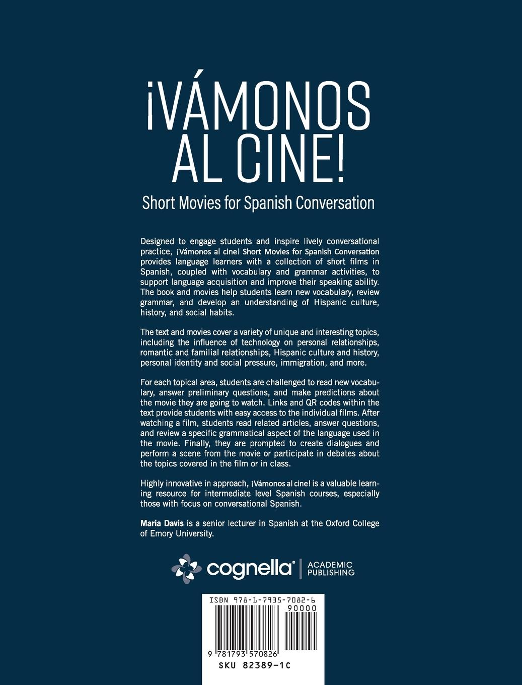 Rückseitencover ¡Vámonos al cine!