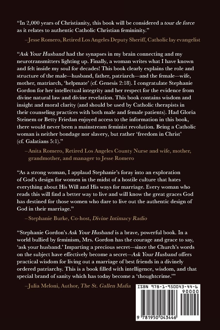 Rückseitencover Ask Your Husband