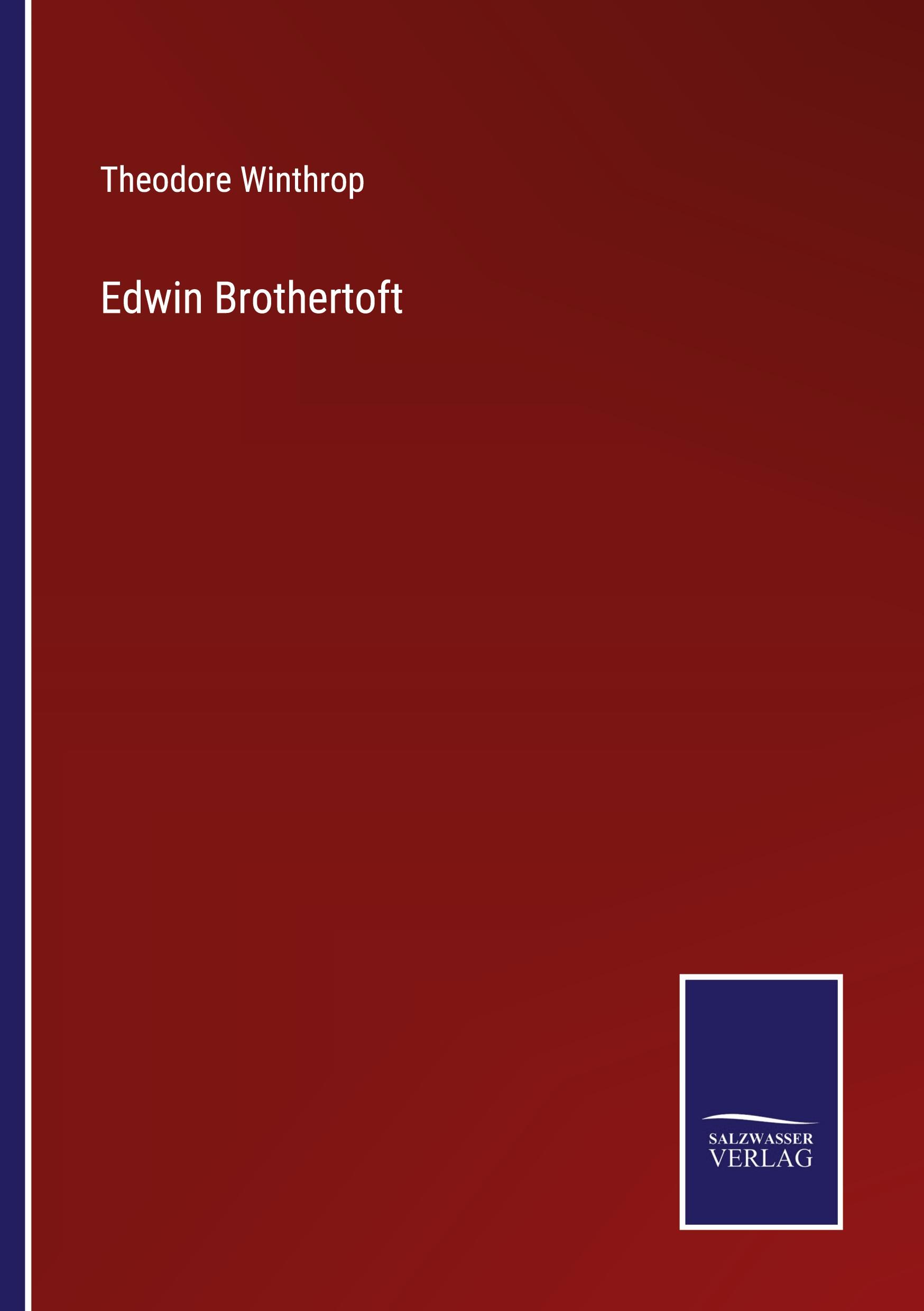 Vorderes Coverbild Edwin Brothertoft