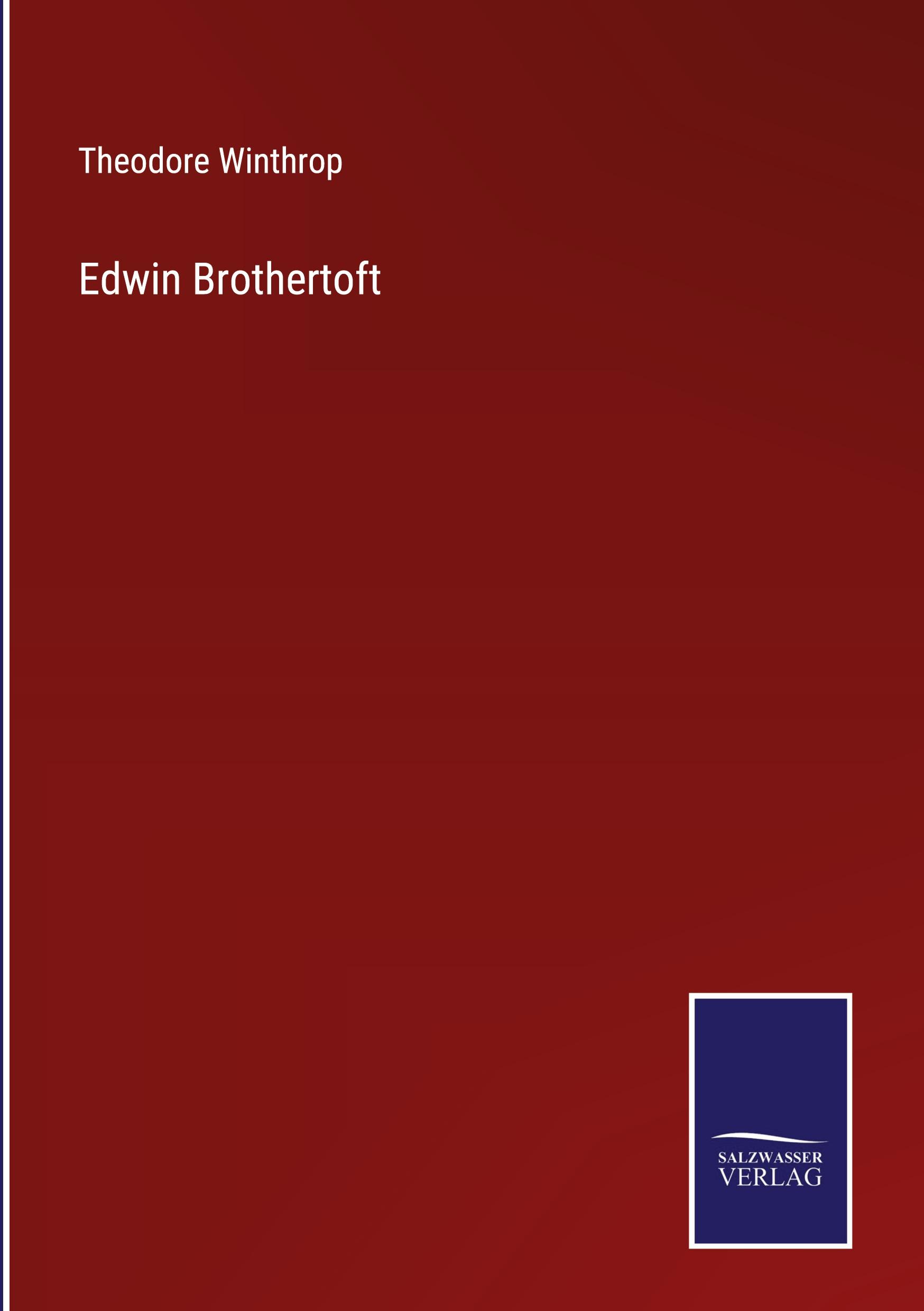 Vorderes Coverbild Edwin Brothertoft