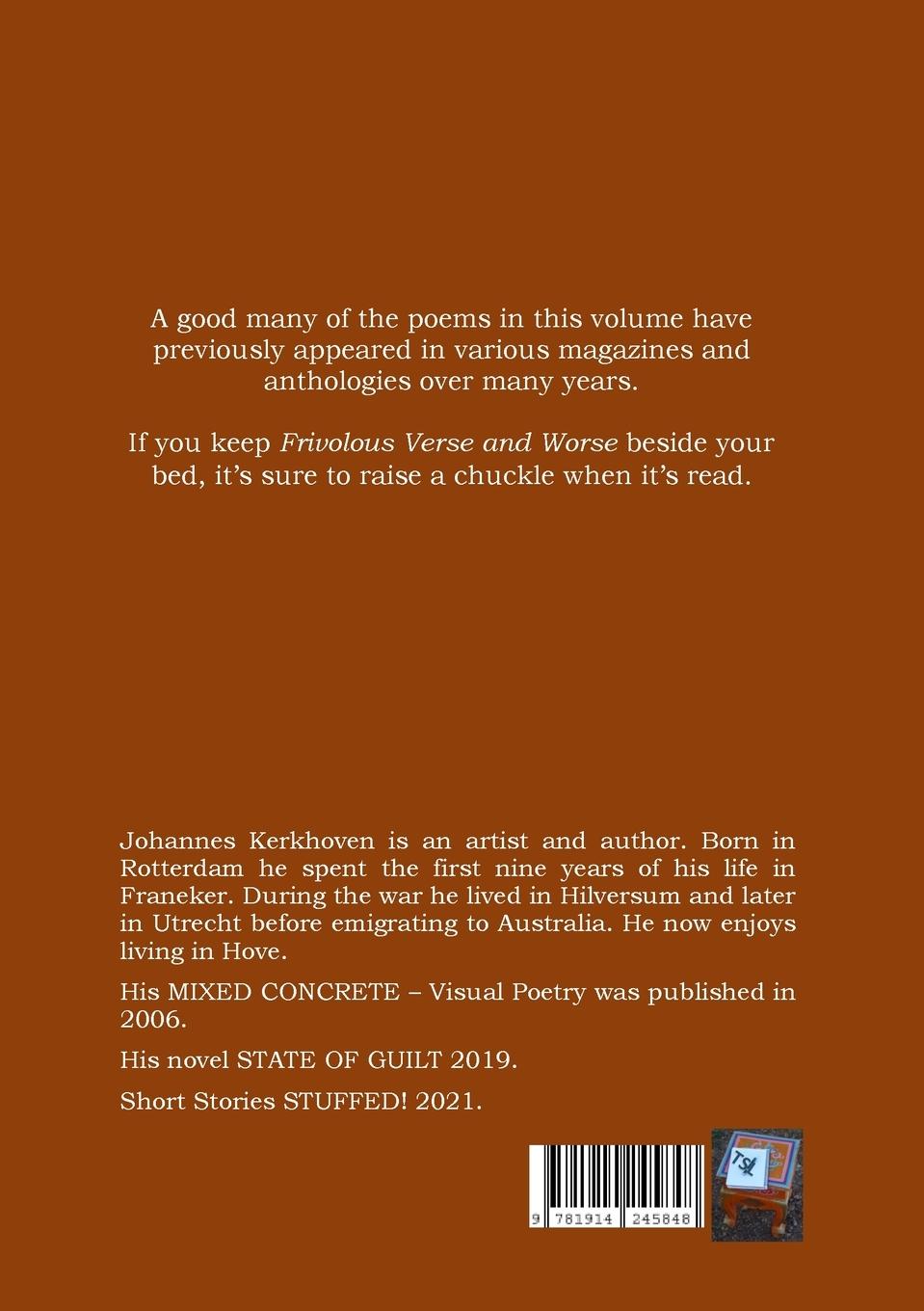 Rückseitencover Frivolous Verse and Worse