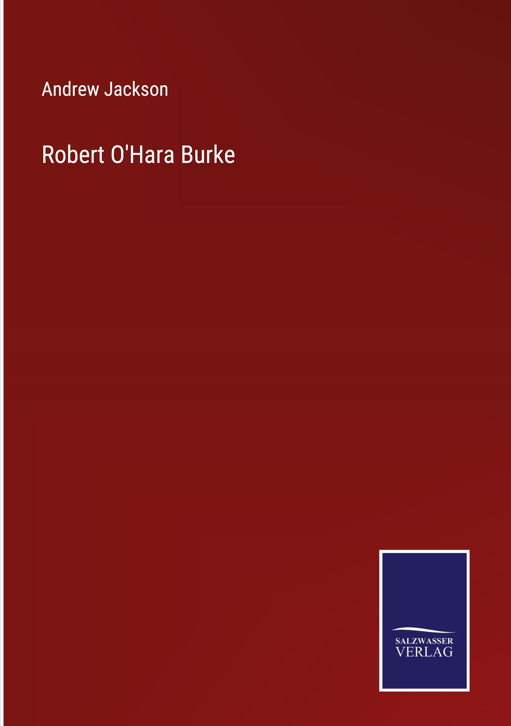 Vorderes Coverbild Robert O'Hara Burke