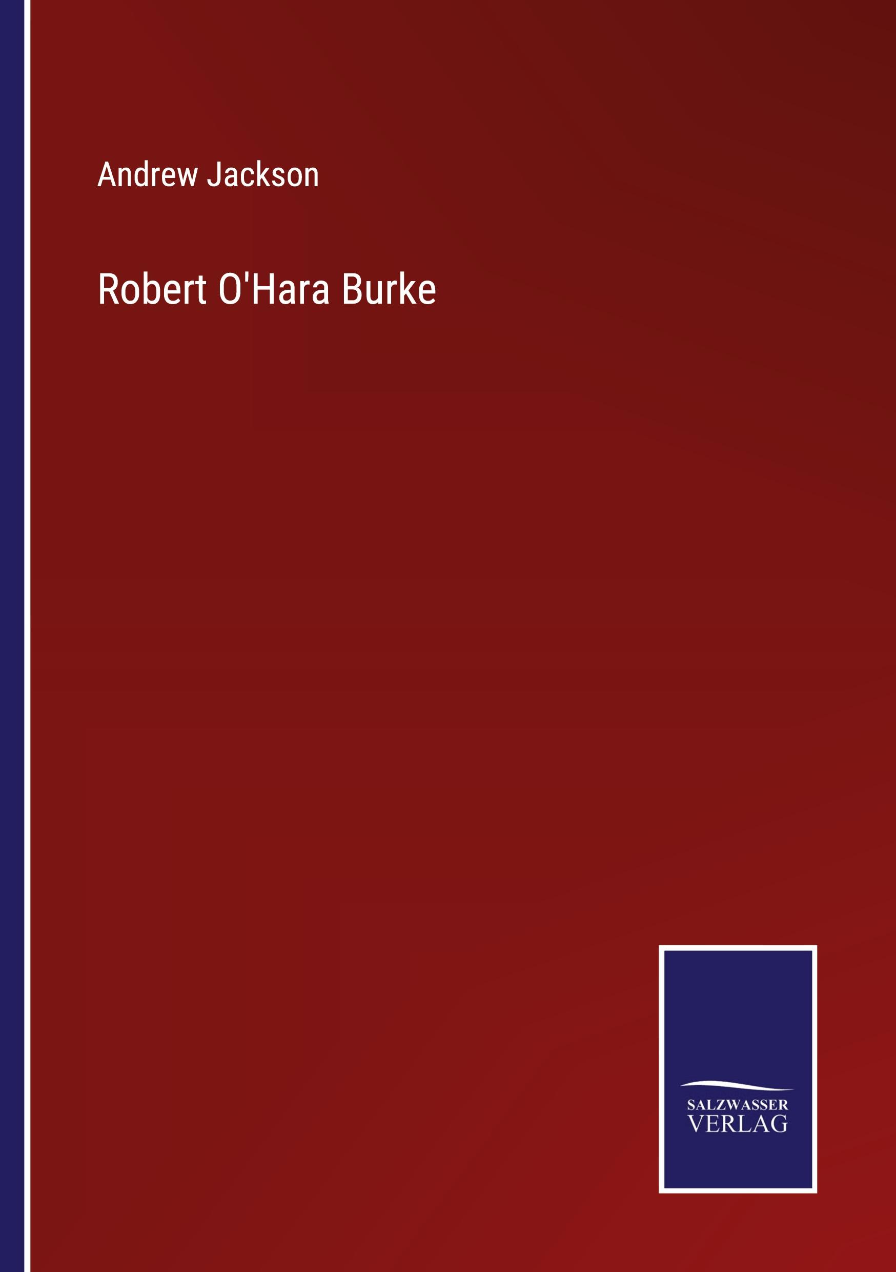 Vorderes Coverbild Robert O'Hara Burke