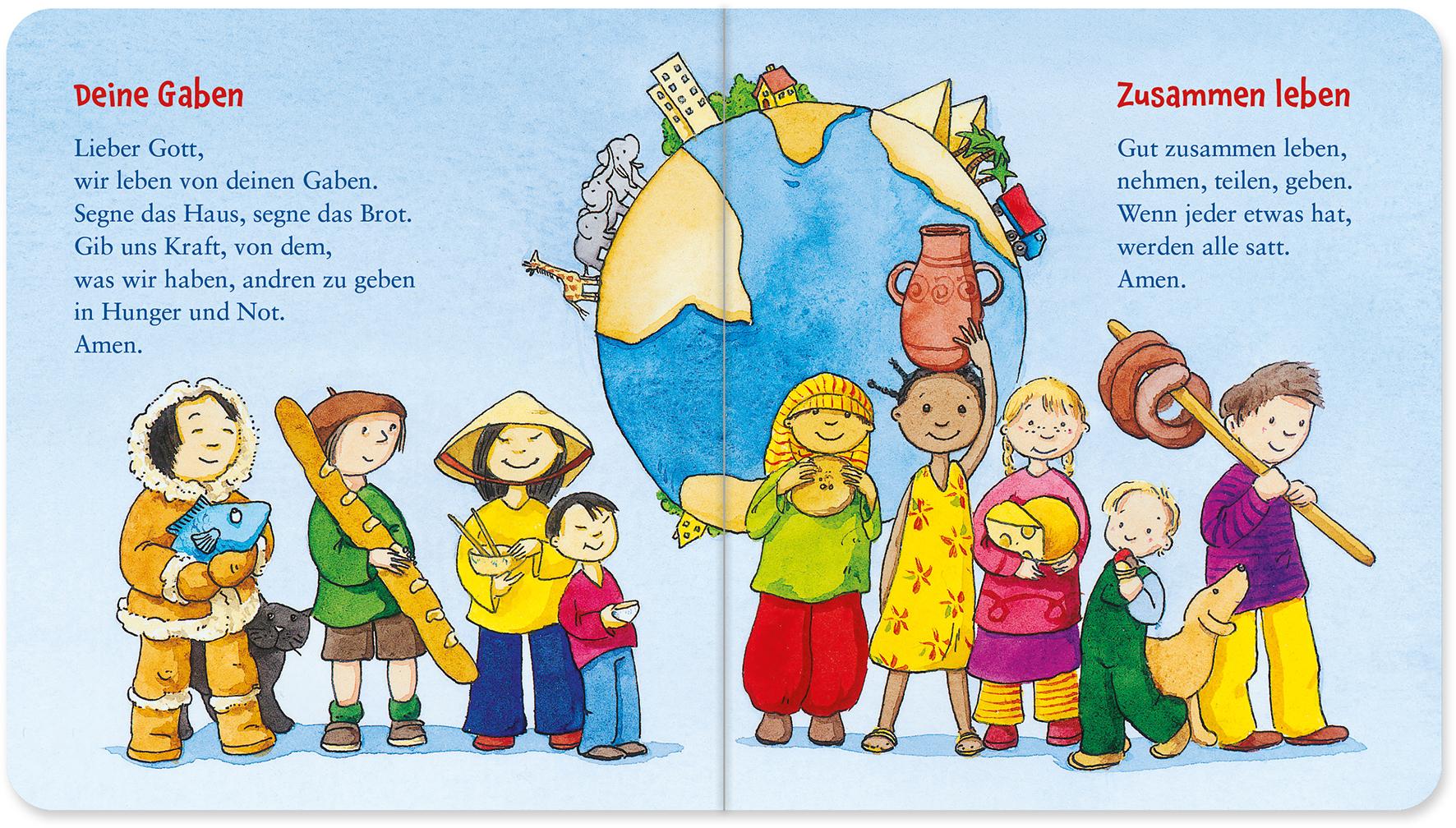 Beispielinhalt (Bild) Meine liebsten Tischgebete