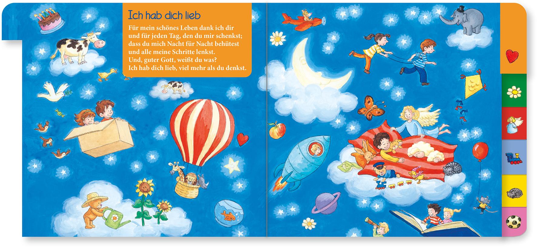 Beispielinhalt (Bild) Mein Gute-Nacht-Wimmelbuch
