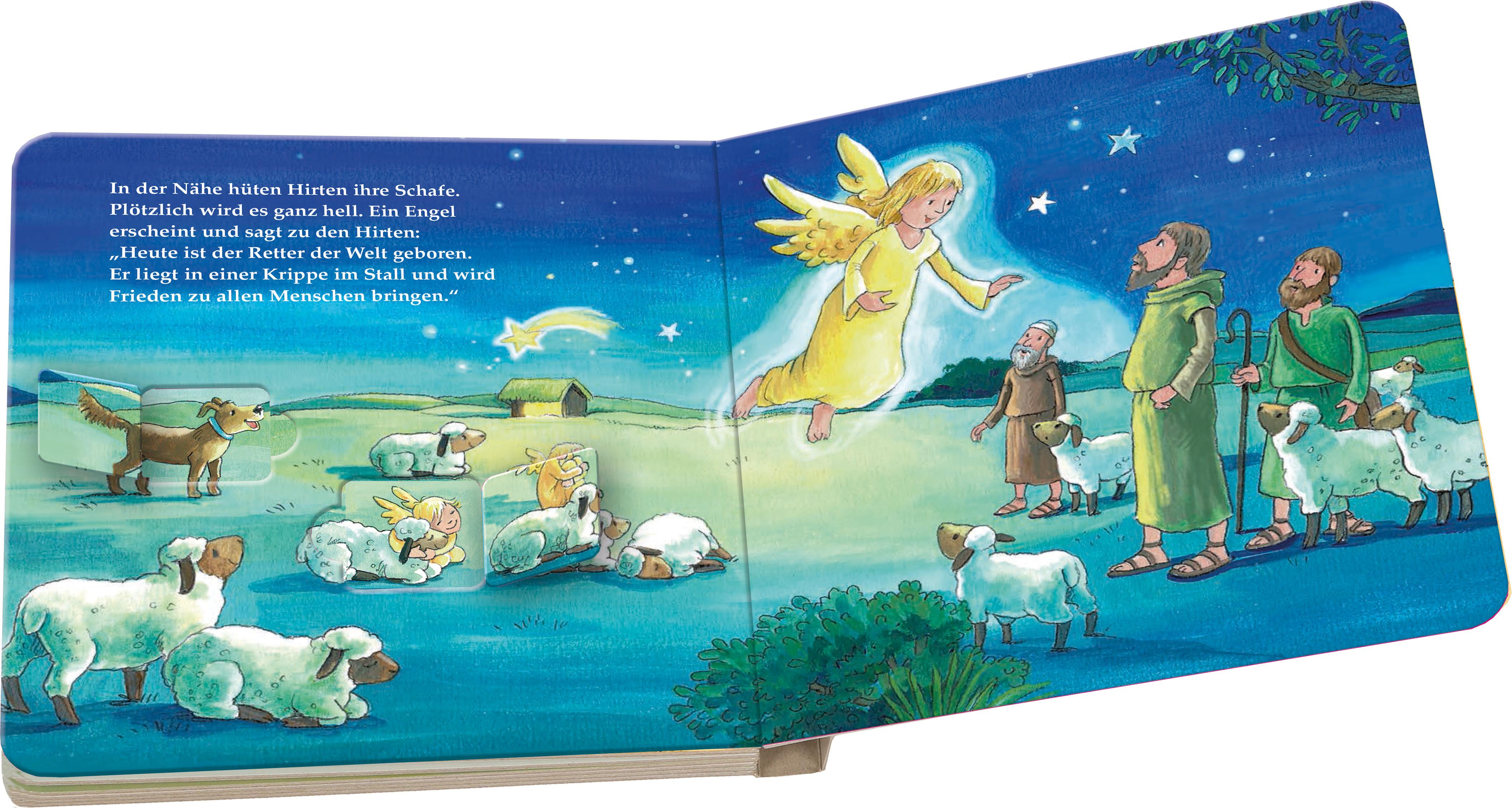 Beispielinhalt (Bild) Das Jesuskind wird geboren