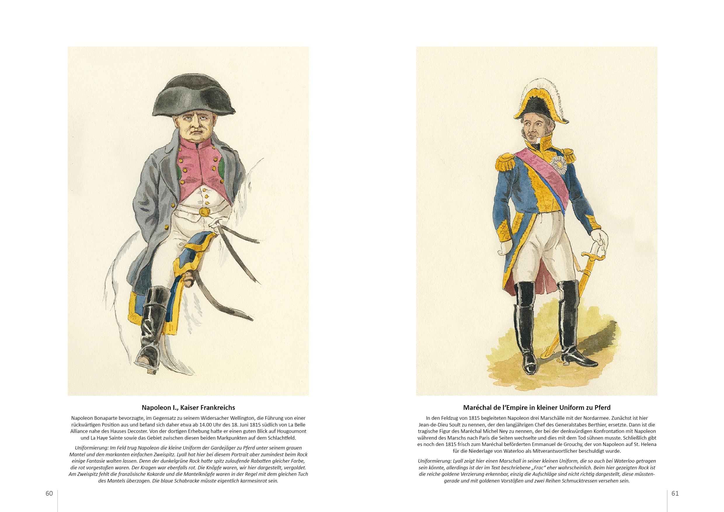 Beispielinhalt (Bild) Uniformen der Armeen von Waterloo
