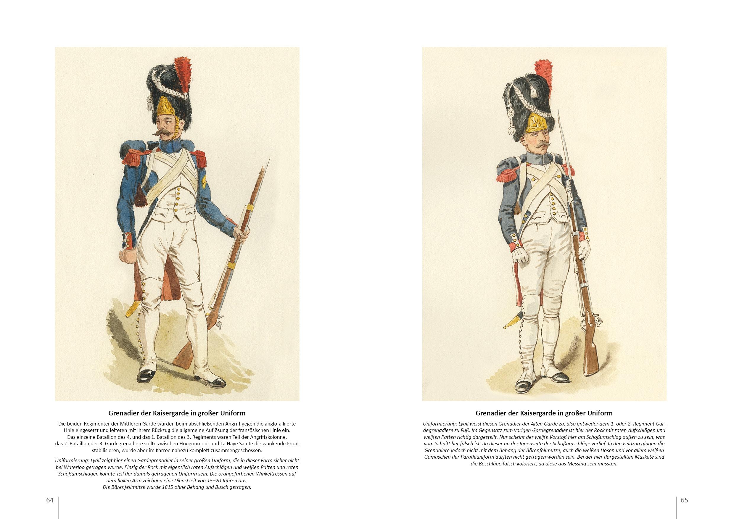 Beispielinhalt (Bild) Uniformen der Armeen von Waterloo