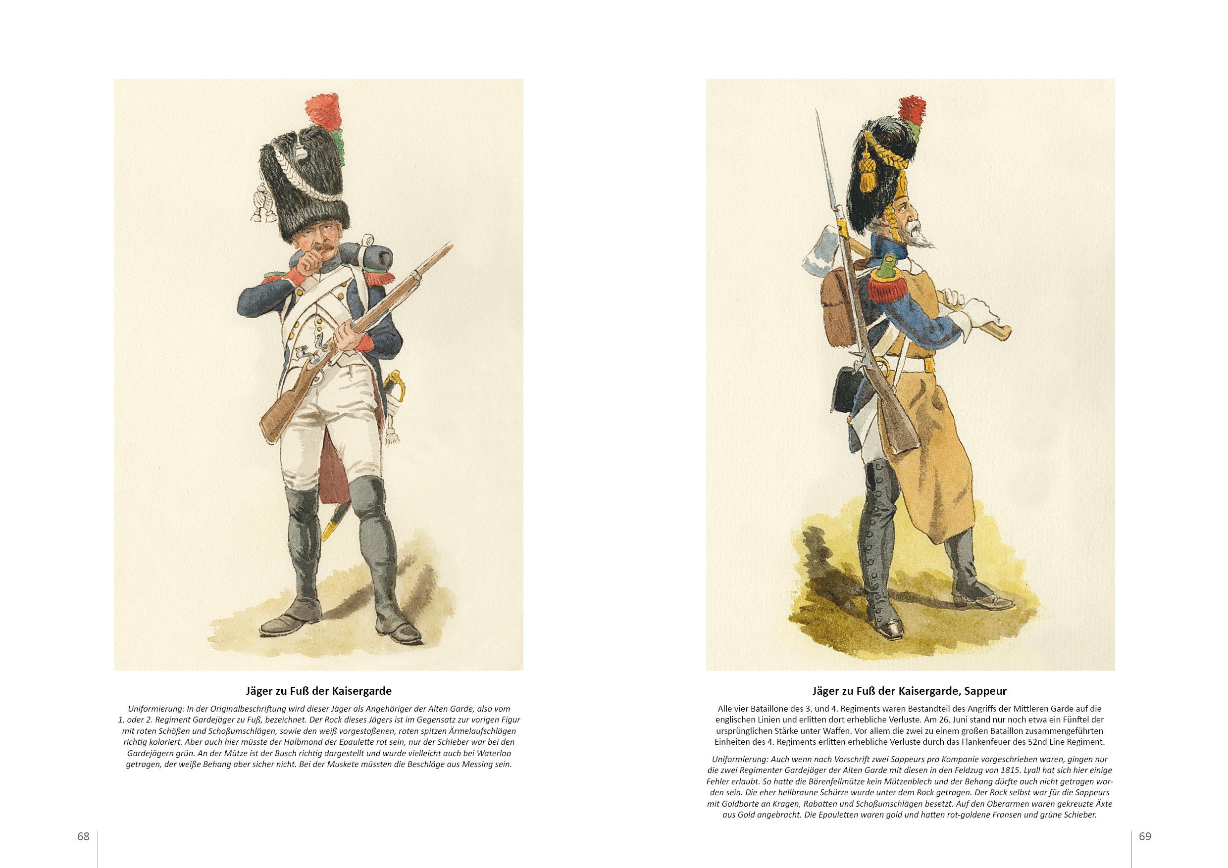 Beispielinhalt (Bild) Uniformen der Armeen von Waterloo