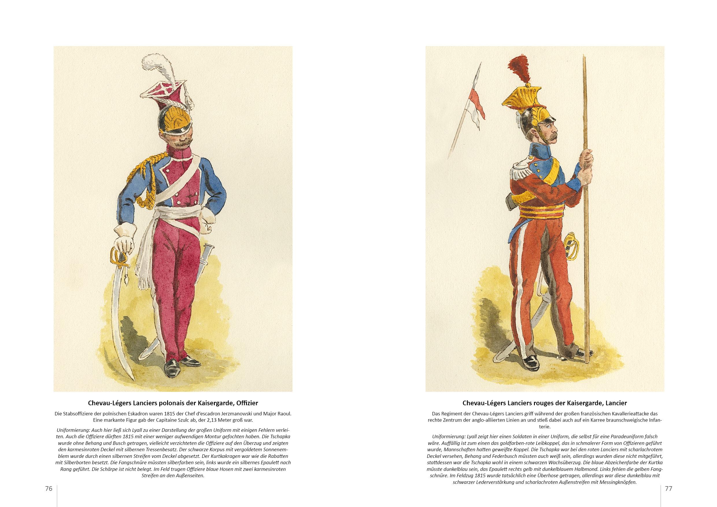 Beispielinhalt (Bild) Uniformen der Armeen von Waterloo