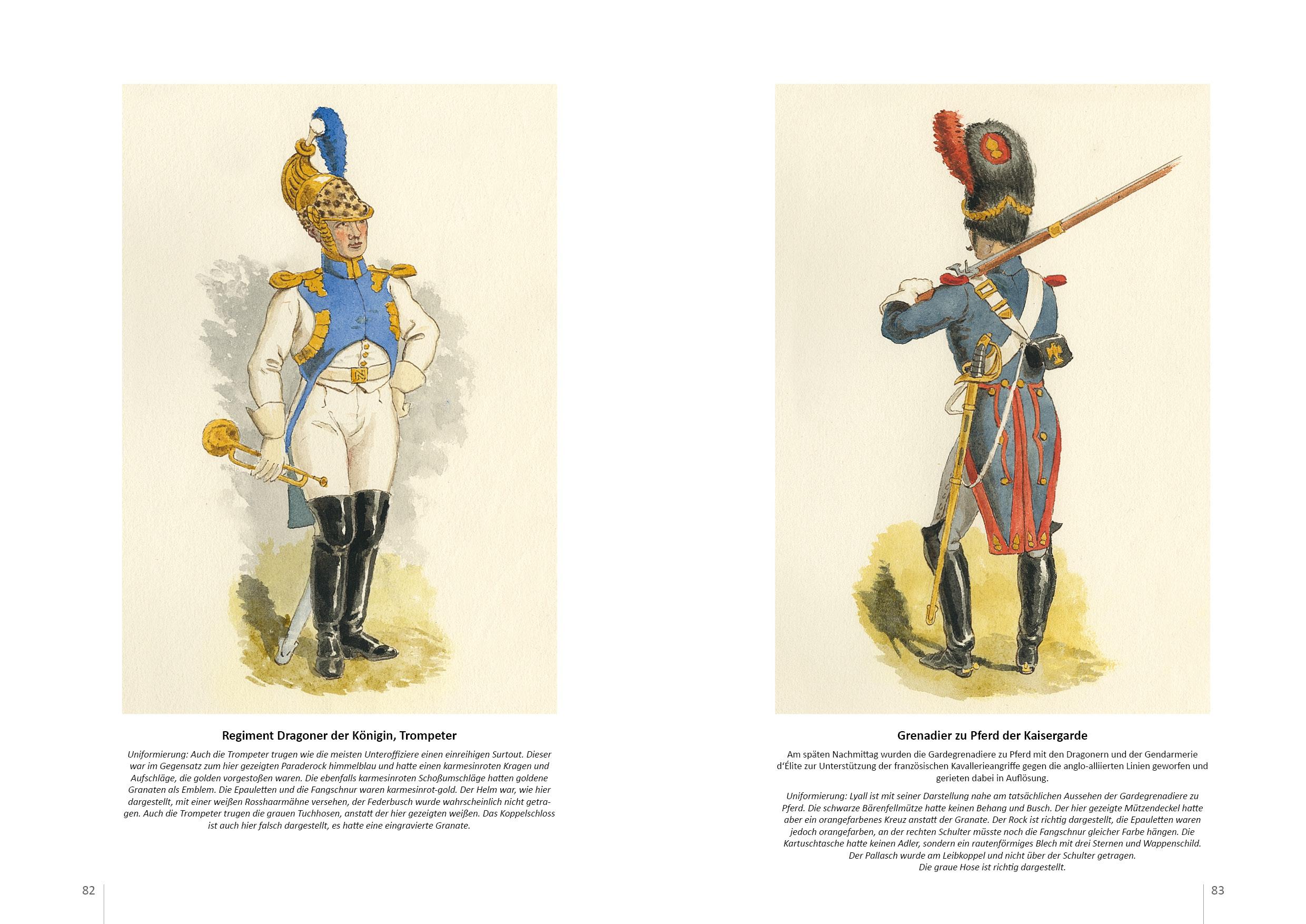 Beispielinhalt (Bild) Uniformen der Armeen von Waterloo