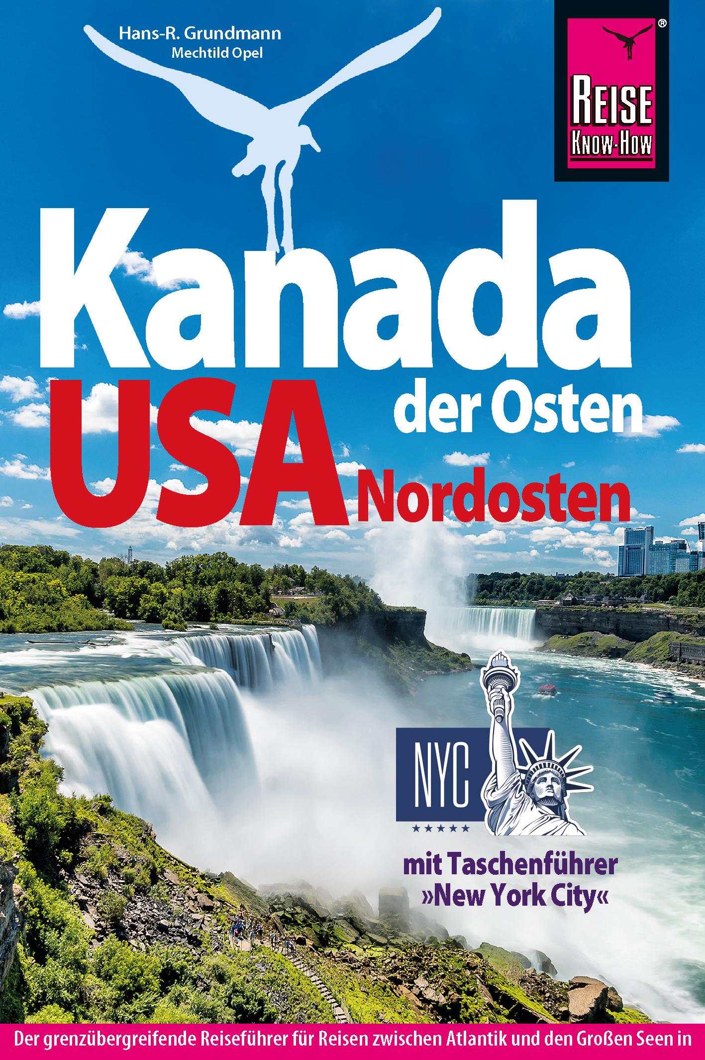 Vorderes Coverbild Reise Know-How Reiseführer Kanada Osten / USA Nordosten