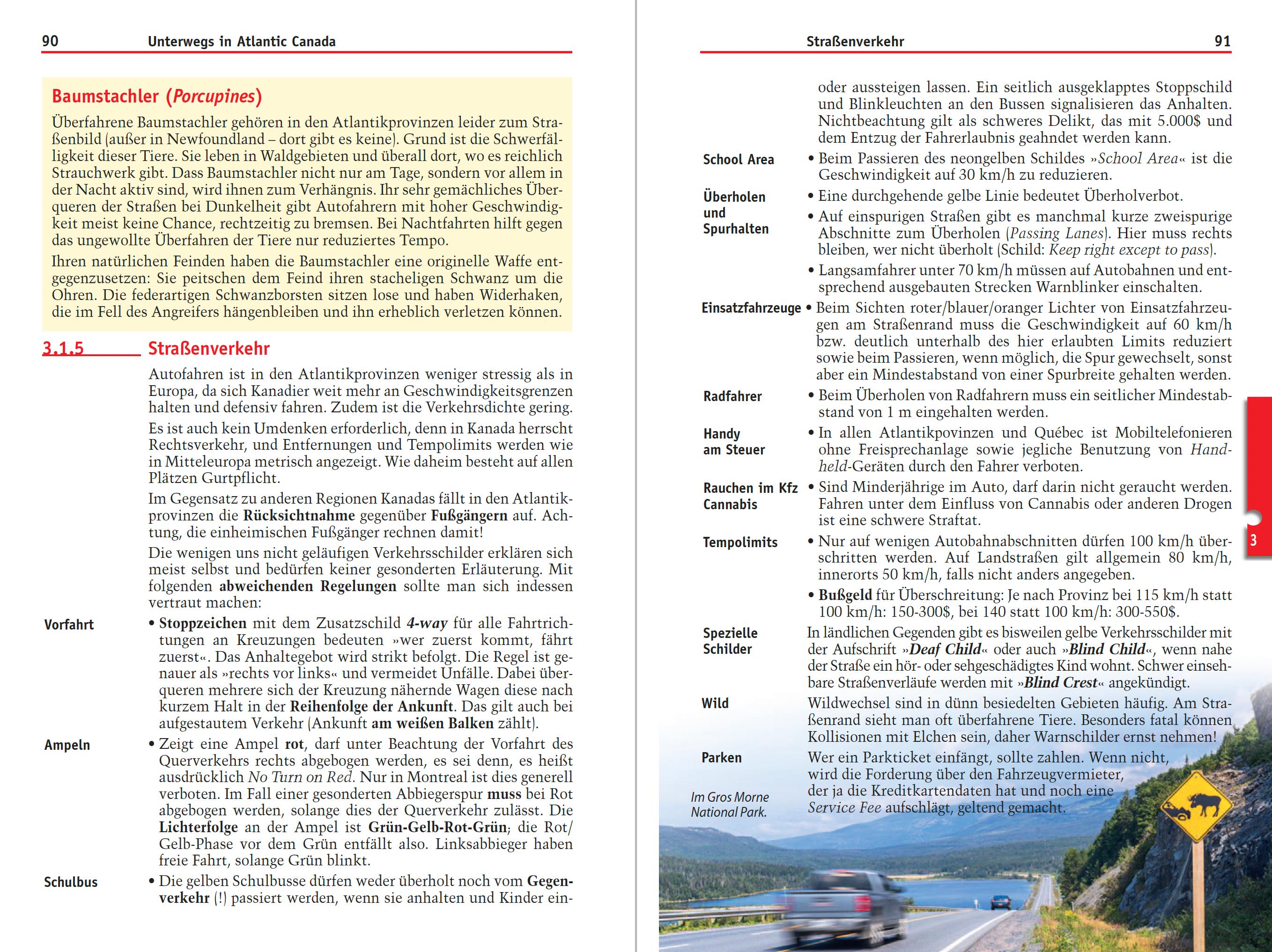 Beispielinhalt (Bild) Reise Know-How Reiseführer Kanada, der maritime Osten