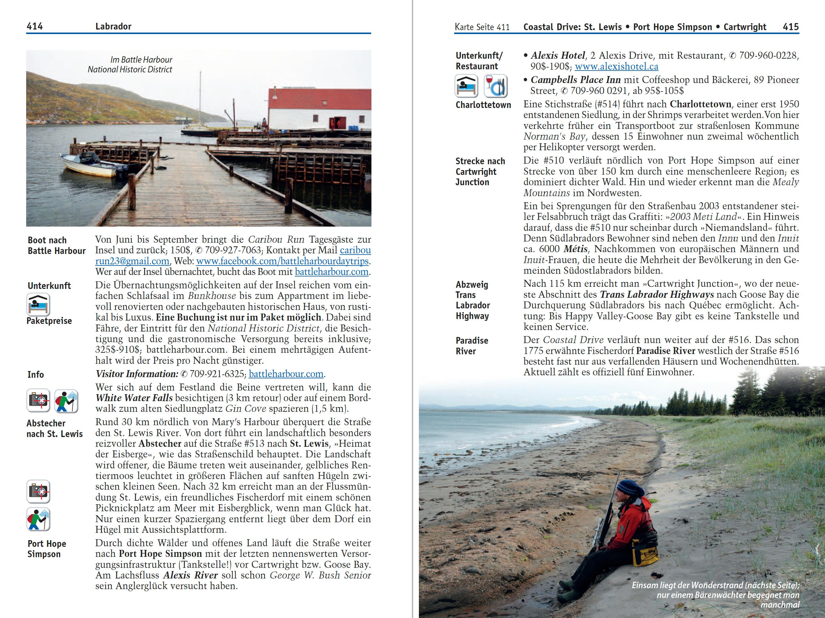 Beispielinhalt (Bild) Reise Know-How Reiseführer Kanada, der maritime Osten
