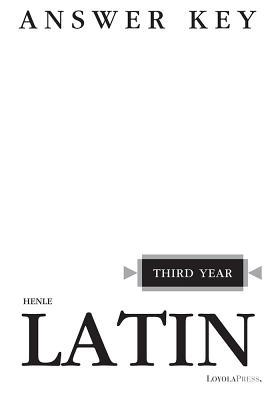 Vorderes Coverbild Henle Latin Third Year Answer Key