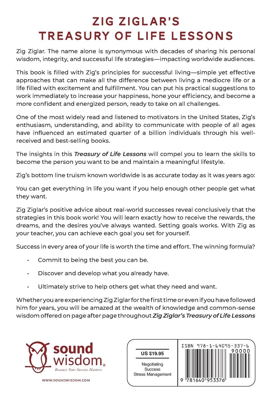 Rückseitencover Zig Ziglar's Treasury of Life Lessons