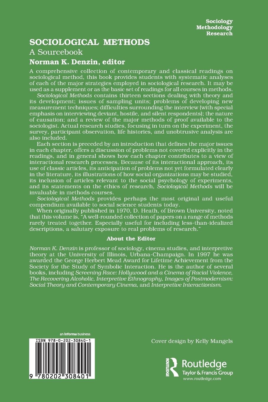 Rückseitencover Sociological Methods