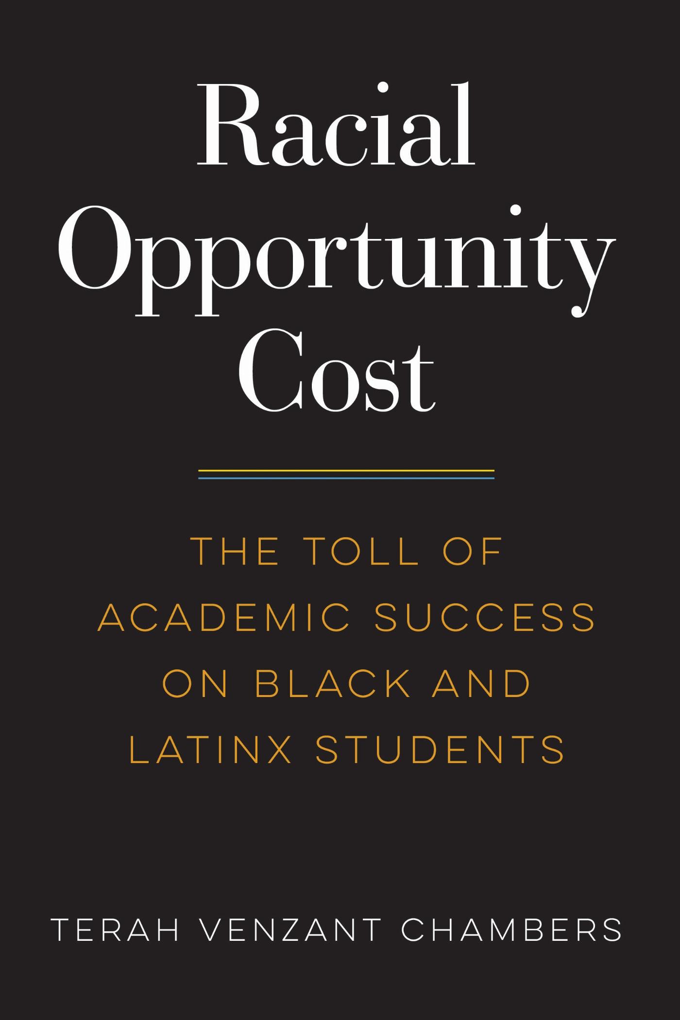 Vorderes Coverbild Racial Opportunity Cost