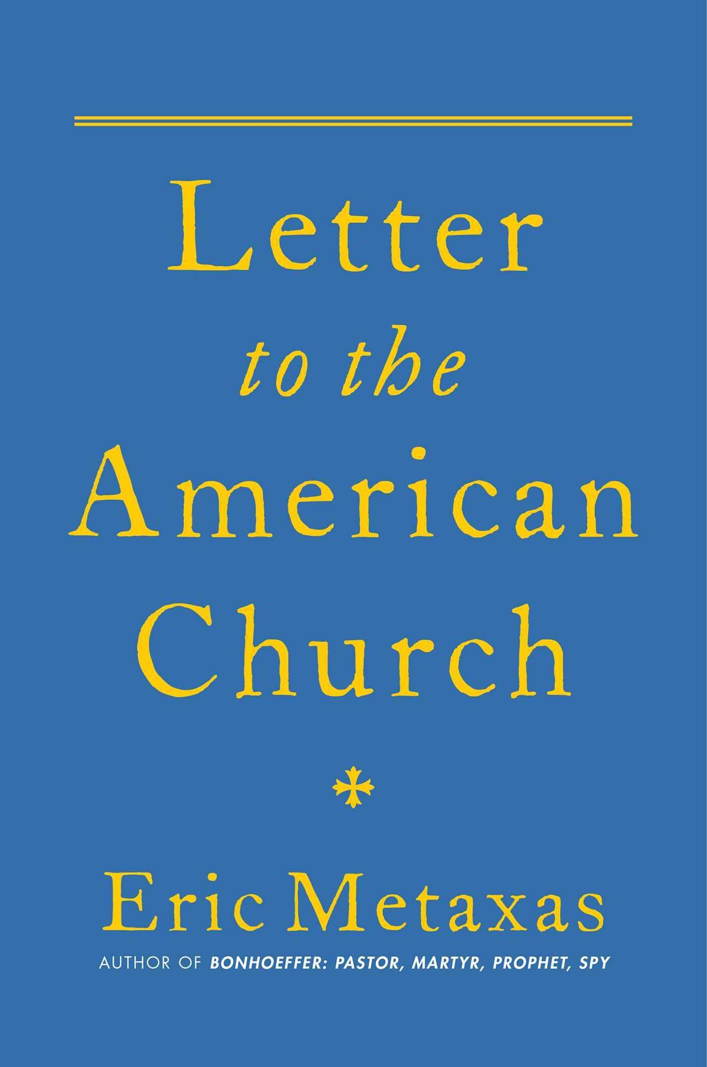 Vorderes Coverbild Letter to the American Church