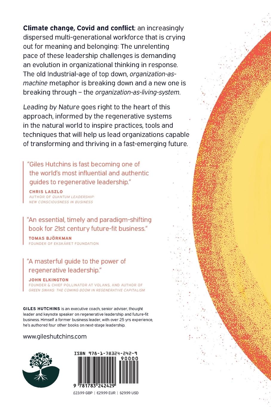 Rückseitencover Leading by Nature